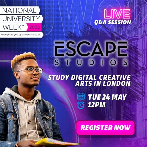 Escape Studios: Study digital creative arts in London | National University Week 2022