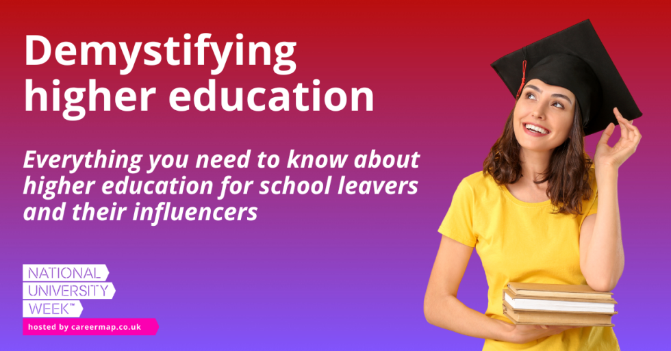 Demystifying everything about higher education for school leavers and